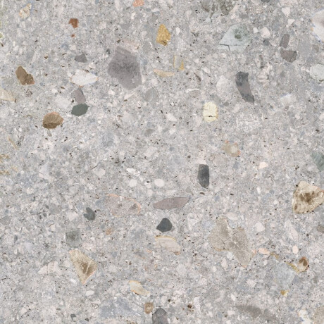 Glazed porcelain floor tile, 60x120 cm, light gray, matte, rectified, A4H418, Ceppo Di Gre Multi Terrazzo #5
