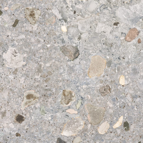 Glazed porcelain floor tile, 60x120 cm, light gray, matte, rectified, A4H418, Ceppo Di Gre Multi Terrazzo #7
