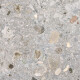 Glazed porcelain floor tile, 60x120 cm, light gray, matte, rectified, A4H418, Ceppo Di Gre Multi Terrazzo #7