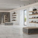 Large-format 120x270 cm glossy porcelain tile with gray veining, rectified, A4H451 Statuario Superiore #1
