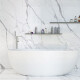 Large-format 120x270 cm glossy porcelain tile with gray veining, rectified, A4H451 Statuario Superiore #5