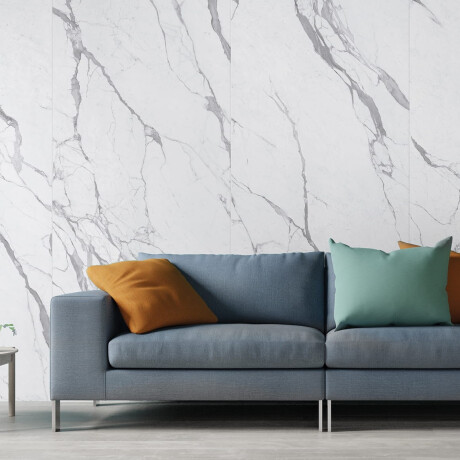 Large-format 120x270 cm glossy porcelain tile with gray veining, rectified, A4H451 Statuario Superiore #9