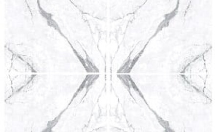 Glazed porcelain floor tiles, 120x280, glossy, rectified, A4H453 Statuario Superiore Bookmatch