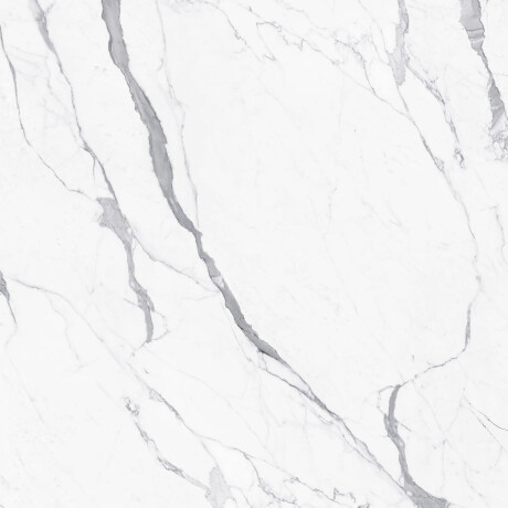 Glazed 120x120 floor tile, glossy finish with gray veining, rectified, A4H454 Statuario Superiore #8