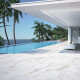 Large-format porcelain tile, 120x280, white marble with gray veins, glossy finish, A4H462 Calacatta #1