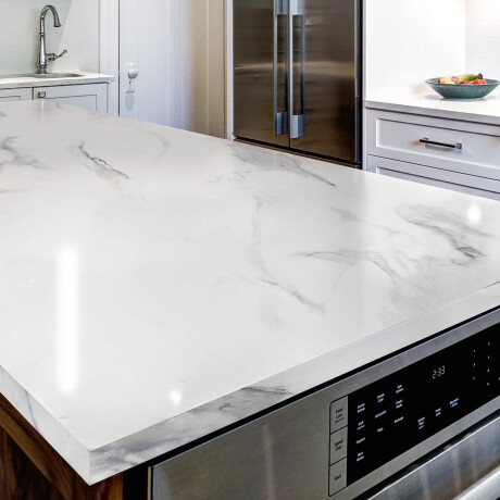 Large-format 120x270 cm porcelain tile with gray veins, matte finish, rectified, A4H463 Calacatta #17