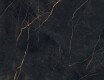 Bookmatch Porcelain Tile 120x280, Black Marble with Gold Veins, Glossy Finish A4H473 Sant Loreno