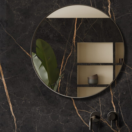 120x120 Floor Porcelain Tile, Marble with Gold Veins, Glossy Finish, A4H475 Sant Loreno #1