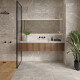 Veined stone-effect floor tile, 100x100, matte, gray A4H506 Volterra Grey #1