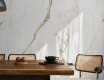 60x120 Floor Porcelain Tile, Marble with Warm-Toned Veins, Matte Finish, A4H633 Dubai Gold
