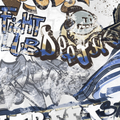 Glazed porcelain floor tile, 120x280 cm, matte gray, rectified, A4H640 City Graffiti White #1