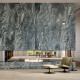 Large-format 120x280 blue marble porcelain tile with light veins, glossy finish, A4H677 Esplosione #5