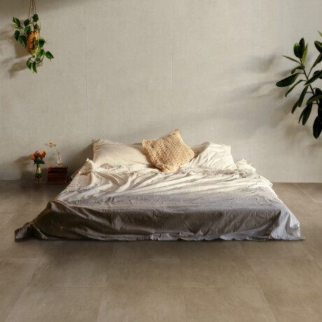 Large-format porcelain tile, 120x280, matte beige concrete, A4H753 Louft Cream #5