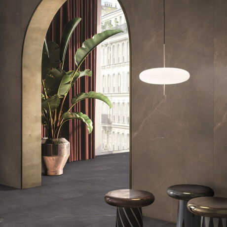 Large-format 120x280 marble-effect porcelain tile with veining, glossy finish, A4H824 Omani Oud #1