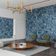 Large-format porcelain tile, 120x280, blue agate, glossy, A4H832 Aghatina Azul #2