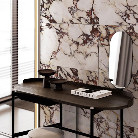 Large-format 120x280 porcelain tile, marble with purple veins, glossy finish, A4H840 Calakatta Wiola #2