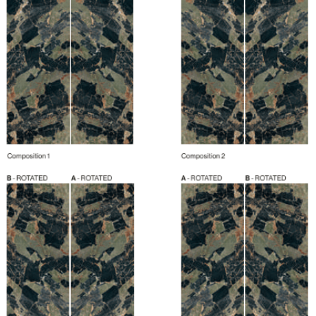 Bookmatch Porcelain Tile 120x280, Emerald Marble with Veins, Glossy Finish A4H850 Esmerald Paris #5