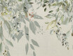 60x120 cm gray wall tile with floral patterns, matte finish, A4H918 Flower