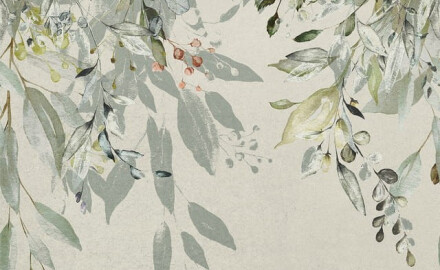 60x120 cm gray wall tile with floral patterns, matte finish, A4H918 Flower