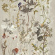 60x120 cm gray wall tile with floral patterns, matte finish, A4H919 Glame #1