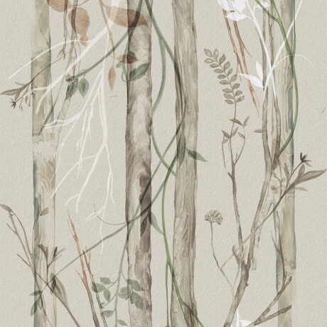 60x120 cm gray wall porcelain tile with botanical patterns, matte finish, A4H920 Erbario #3
