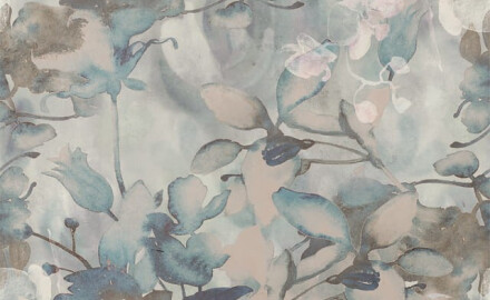 60x120 cm gray wall porcelain tile with floral patterns, matte finish, A4H921 Jam