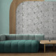 60x120 cm gray wall porcelain tile with floral patterns, matte finish, A4H923 Lirio #3