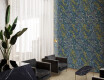60x120 cm blue wall porcelain tile with floral patterns, matte finish, A4H924 Majorele