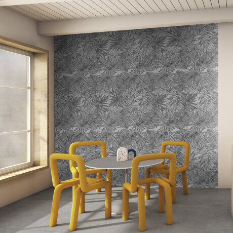60x120 cm gray wall-mounted porcelain tile with botanical patterns, matte finish, A4H925 Panaria #3