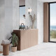Large-format 120x280 marble-effect porcelain tile with veining, glossy finish, A4H942 Saffire Pearl #4