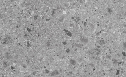 Glazed Porcelain Tile for Floors, 60x120, Grey (Matte), Rectified, A4H97, Terrazzo