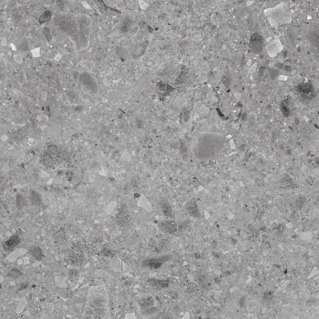 Glazed Porcelain Tile for Floors, 60x120, Grey (Matte), Rectified, A4H97, Terrazzo #6