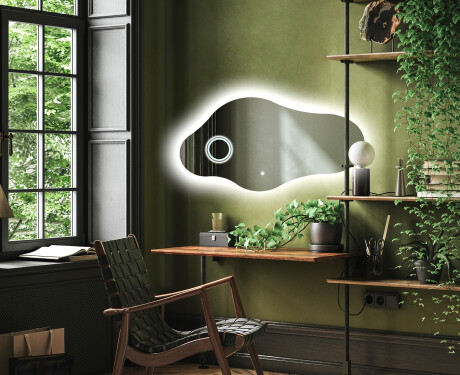 Irregular Mirror LED Lighted decorative design C221 #4