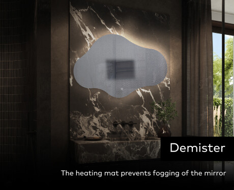 Irregular Mirror LED Lighted decorative design C221 #9