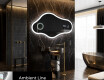 Irregular Mirror LED Lighted decorative design C222