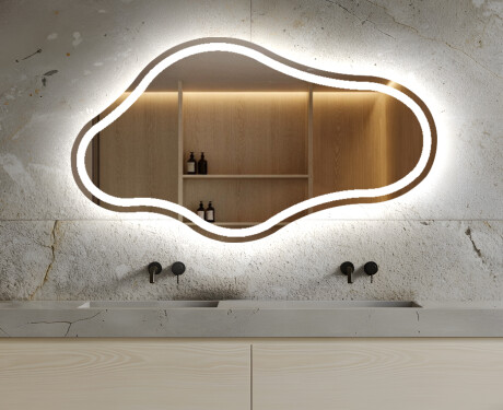 Irregular Mirror LED Lighted decorative design C223