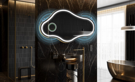 Irregular Mirror LED Lighted decorative design C223