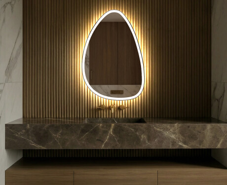 Irregular Mirror LED Lighted decorative design B222