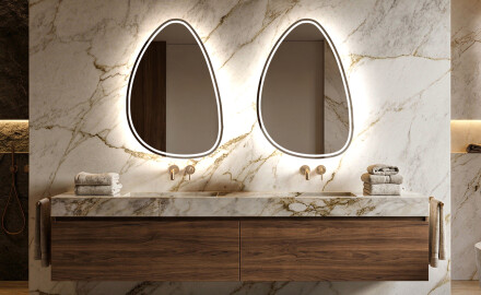 Irregular Mirror LED Lighted decorative design B223