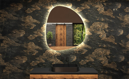 Irregular Mirror LED Lighted decorative design EG221