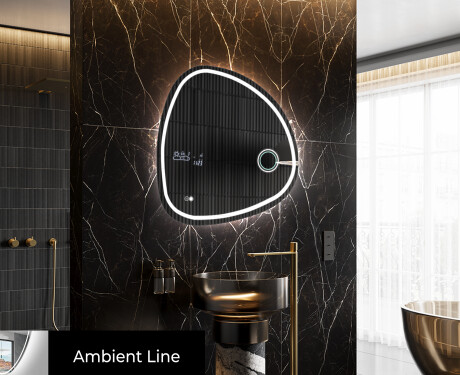 Irregular Mirror LED Lighted decorative design EG223