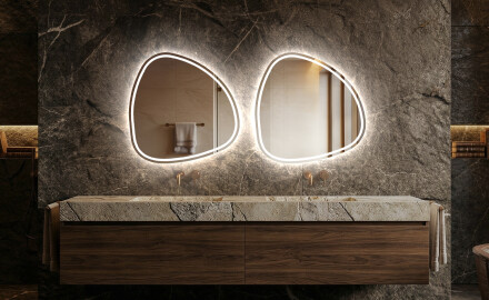Irregular Mirror LED Lighted decorative design EG223