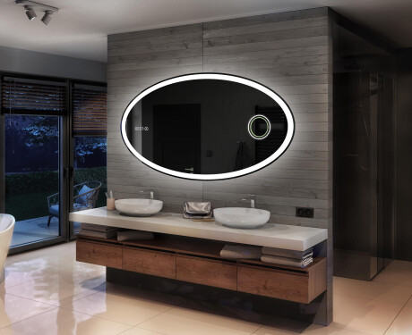 Backlit LED Bathroom Mirror L74 #2