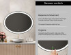 Backlit LED Bathroom Mirror L74 #4