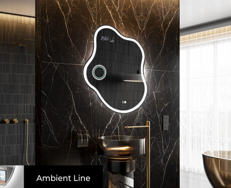 Irregular Mirror LED Lighted decorative design EM222