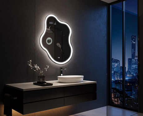 Irregular Mirror LED Lighted decorative design EM222 #5