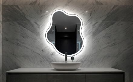 Irregular Mirror LED Lighted decorative design EM222