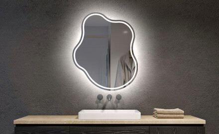 Irregular Mirror LED Lighted decorative design EM223