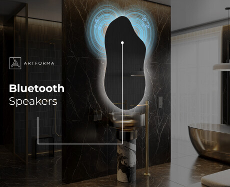 Irregular Mirror LED Lighted decorative design F221 #5