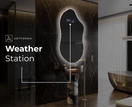 Irregular Mirror LED Lighted decorative design F221 #6